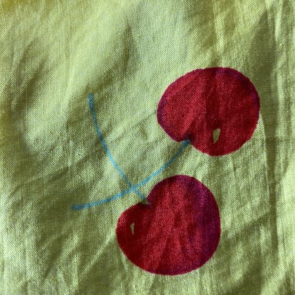 Modcloth Yellow Cherry Working for the Long Weekend A-Line Skirt Size XS - Picture 11 of 11